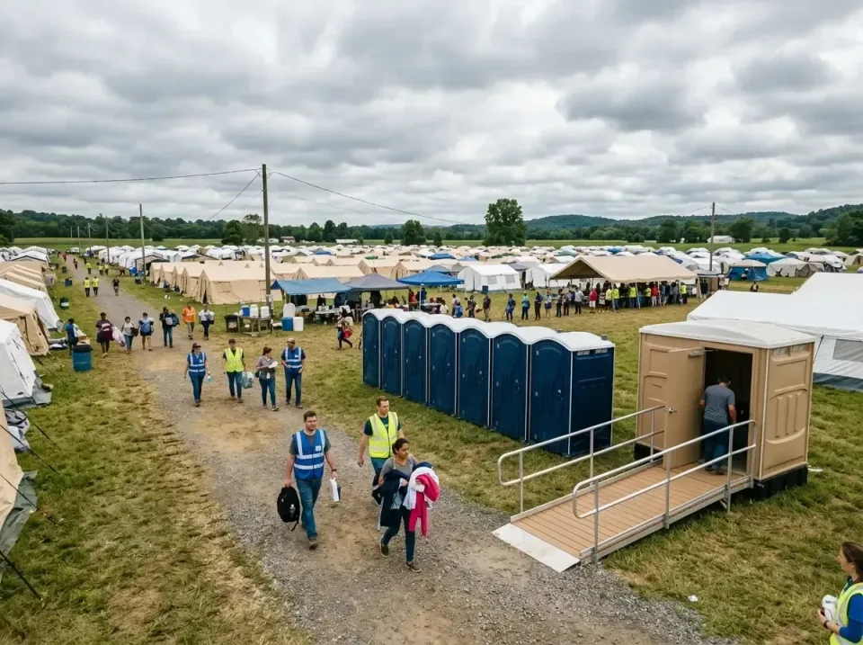 disaster-relief-camp-restrooms-010 — frequently asked questions, Dumpster & Portable Bathrooms Rental in Linden, MI